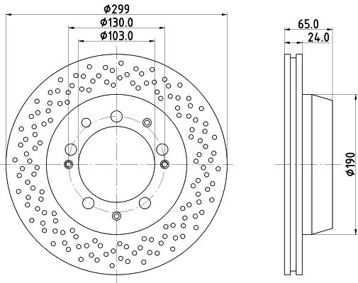 HELLA PAGID Jarrulevy 8DD 355 104-751